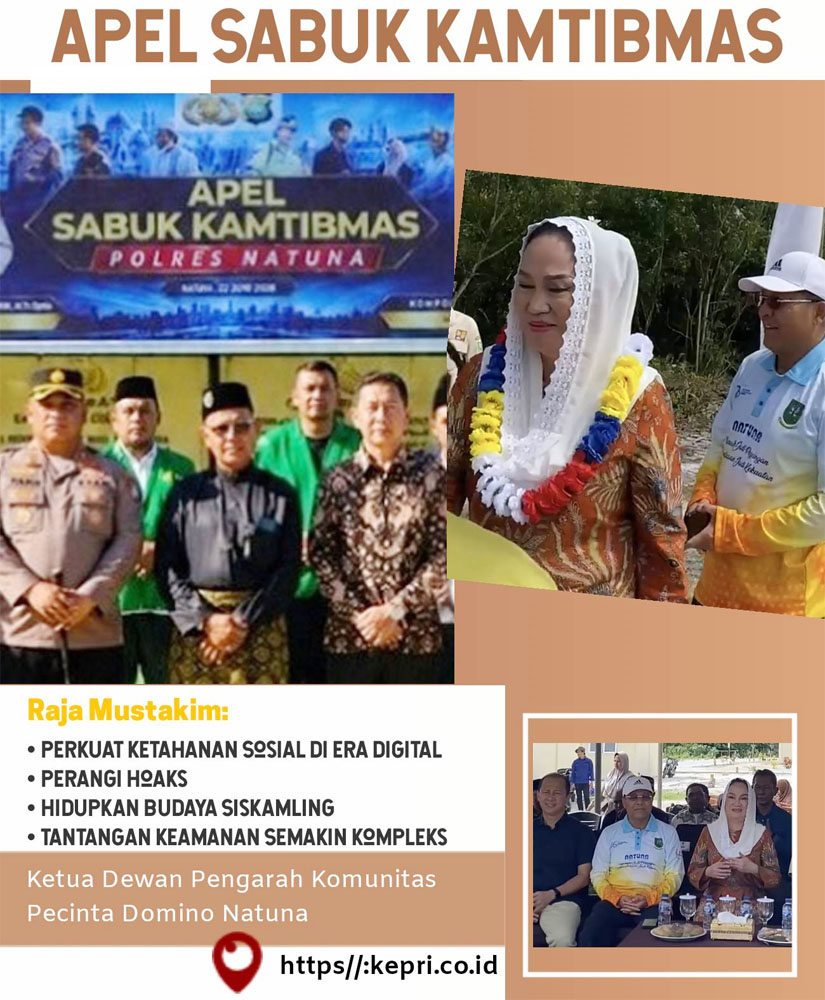 Raja Mustakim Ajak Masyarakat Natuna Perangi Hoaks dan Perkuat Siskamling